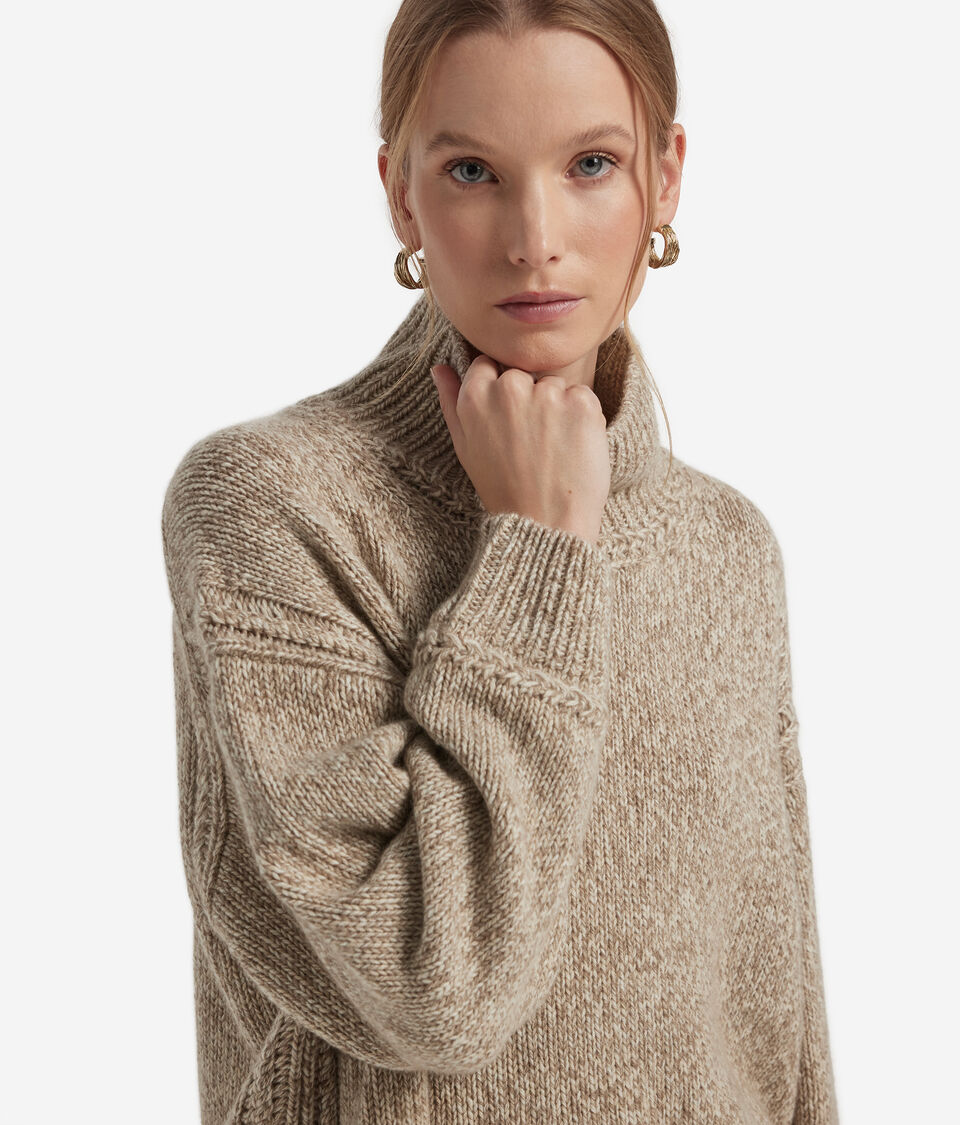 Undyed Tricot Cashmere Sweater