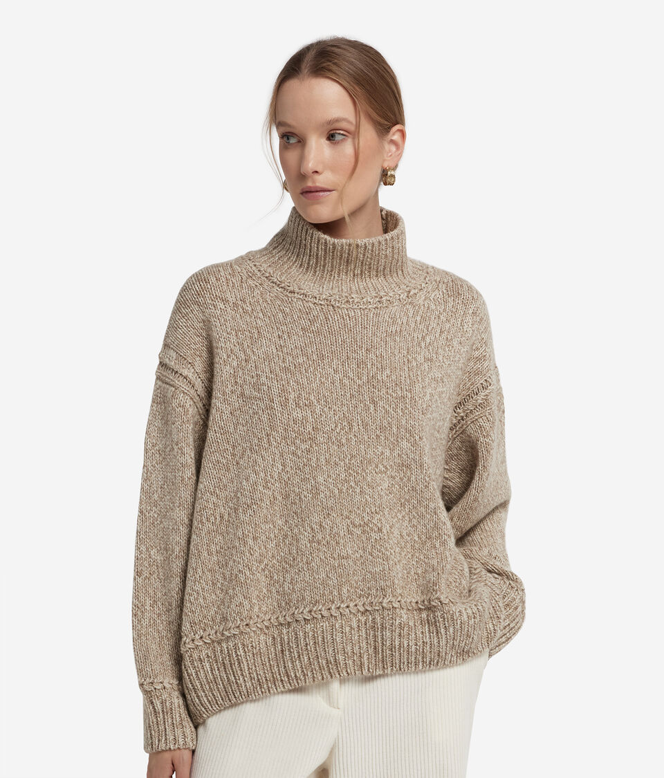 Undyed Tricot Cashmere Sweater