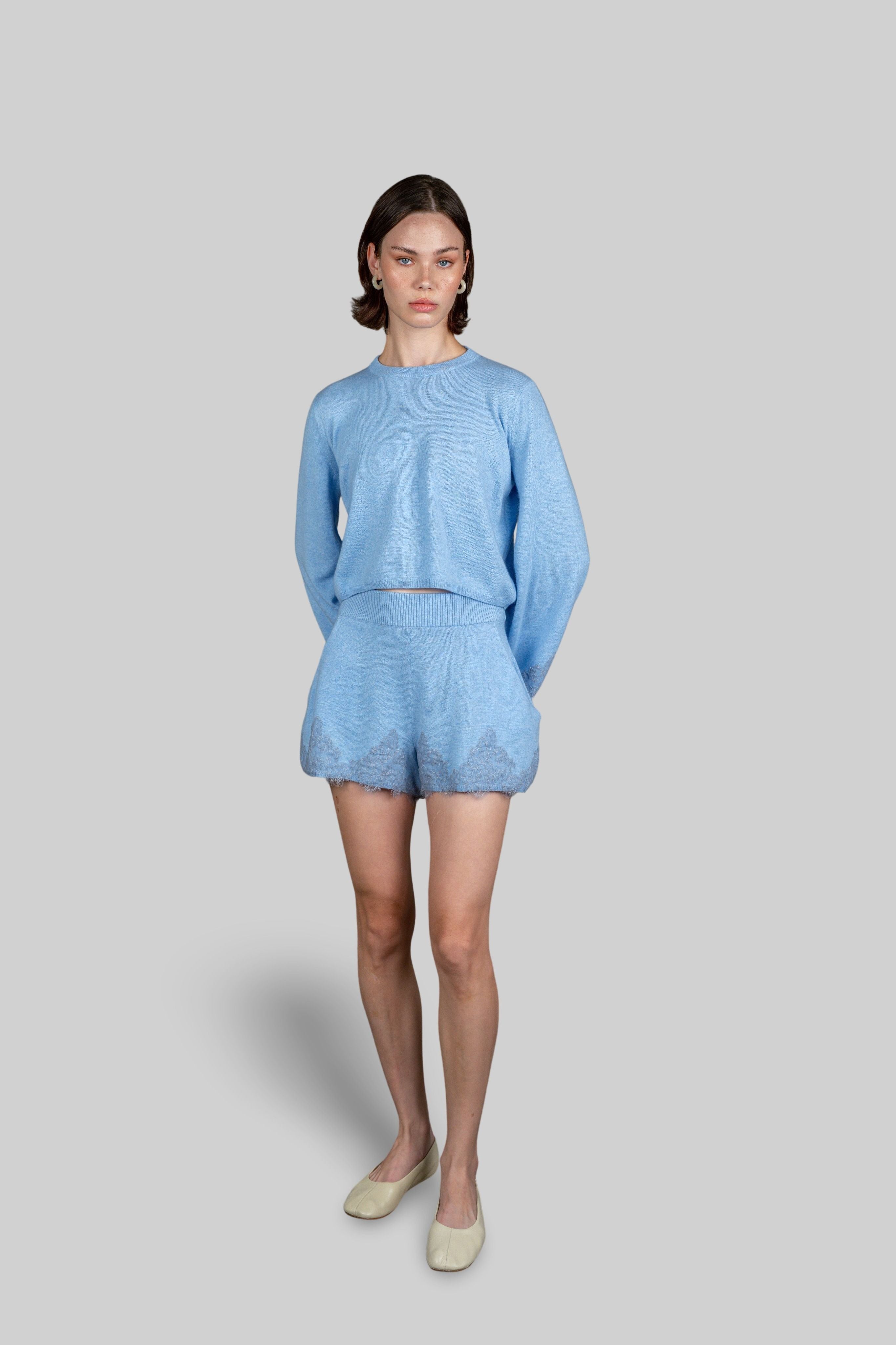 Light Blue Top and Bottom