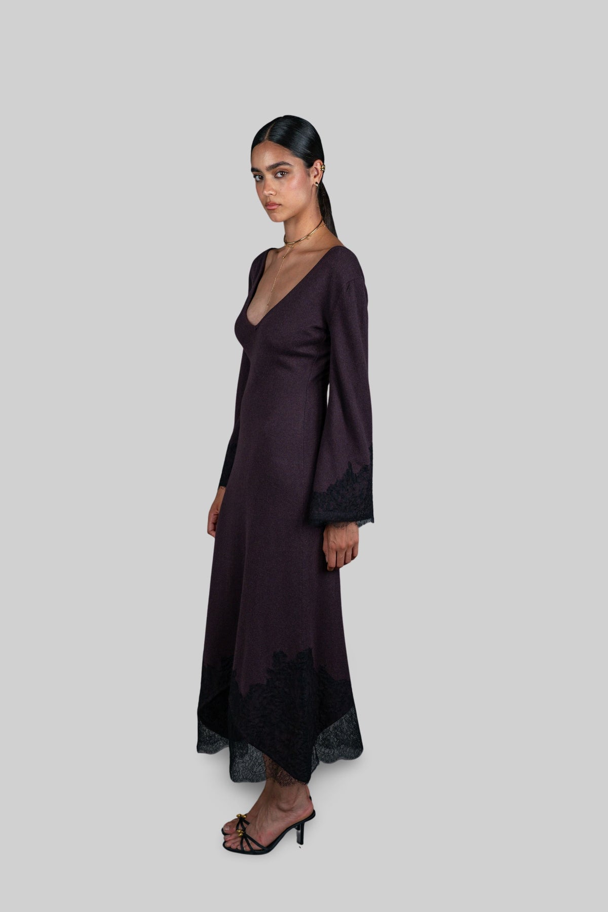 Linda Dress Mulberry Rosewood