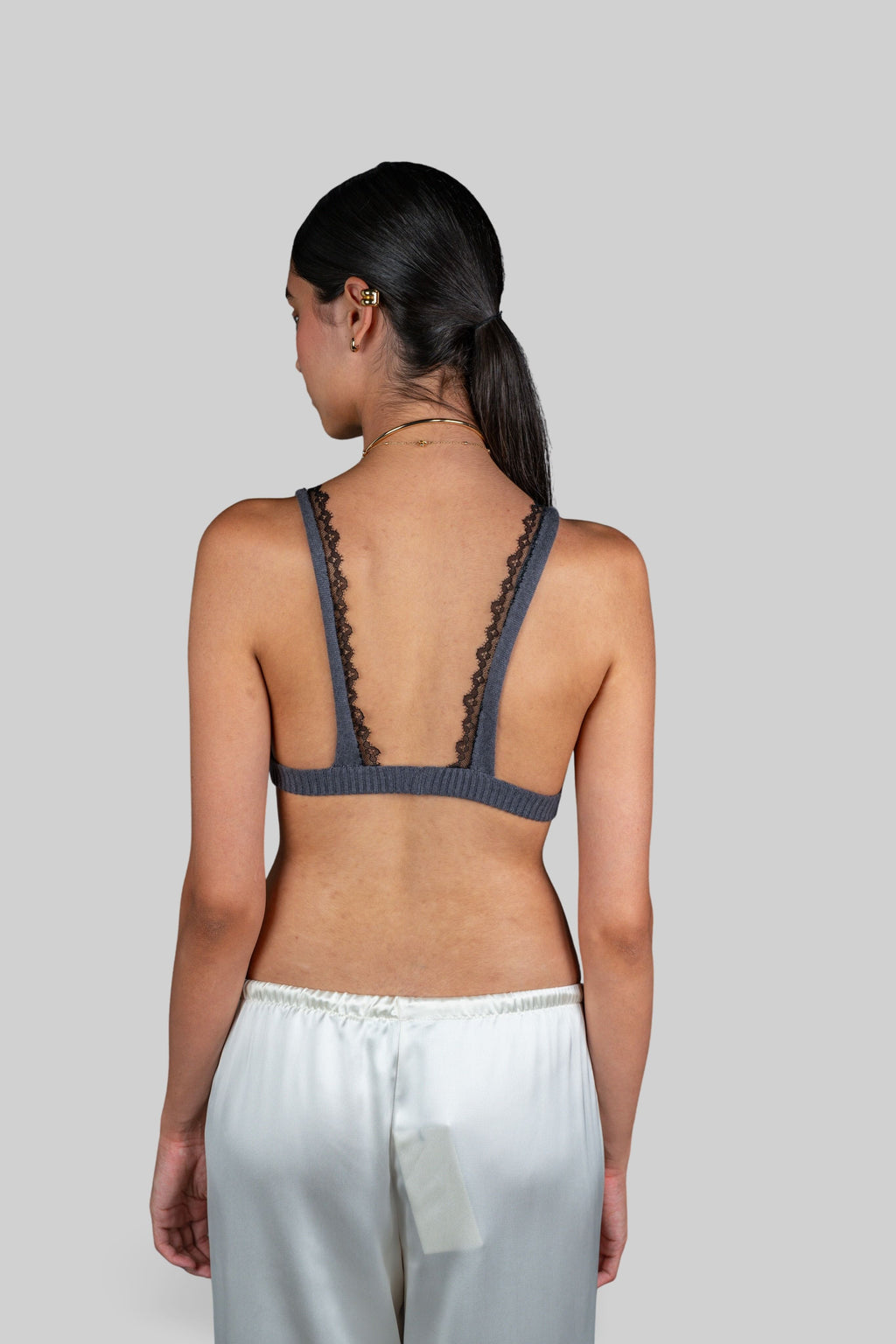 Linda Bralette Charcoal Dune