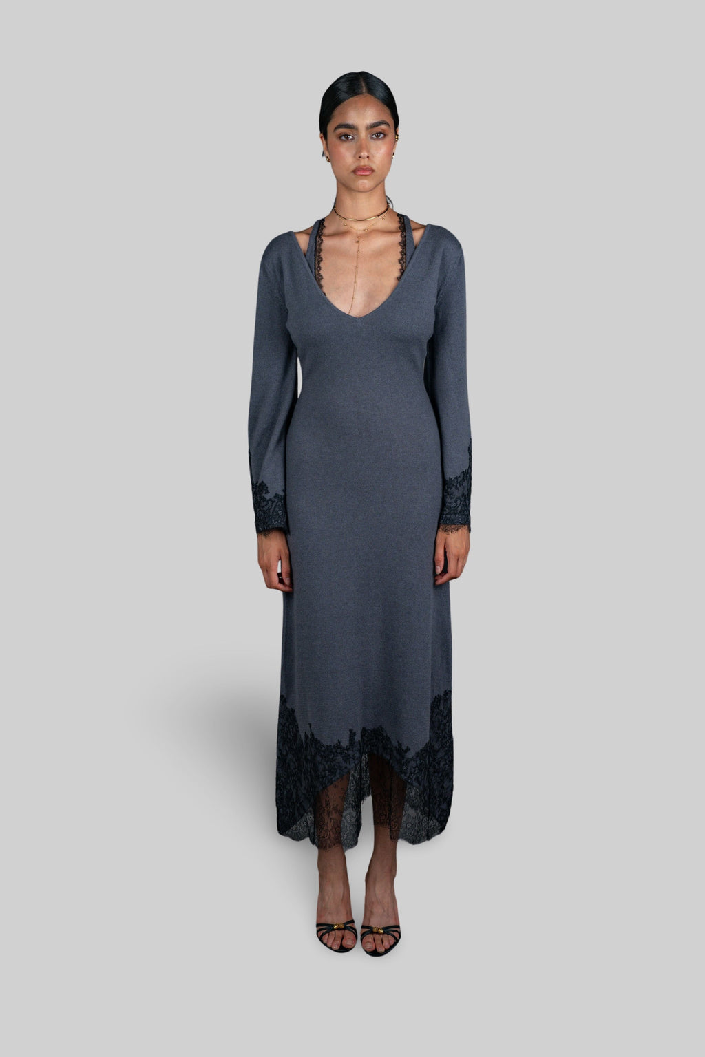 Linda Dress Charcoal Dune