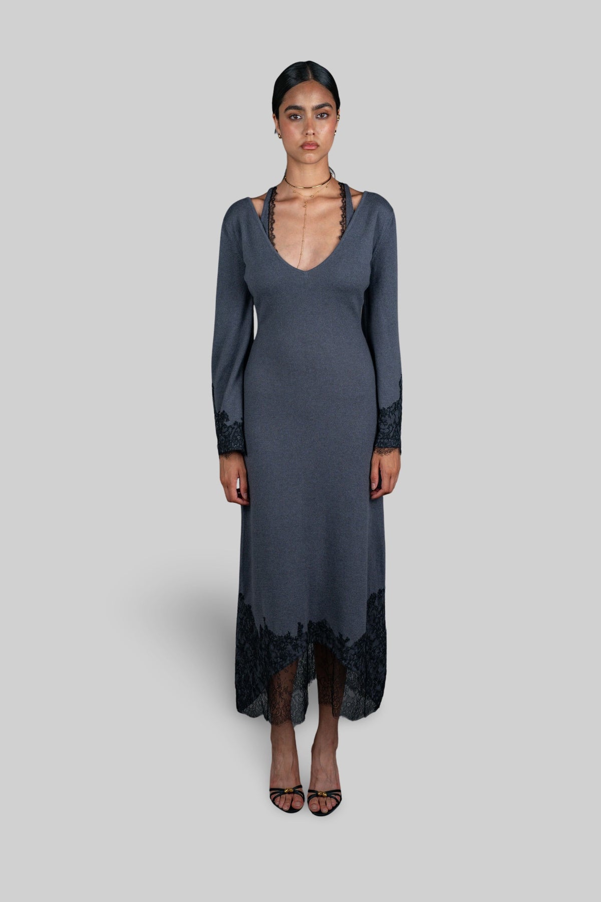 Linda Dress Charcoal Dune