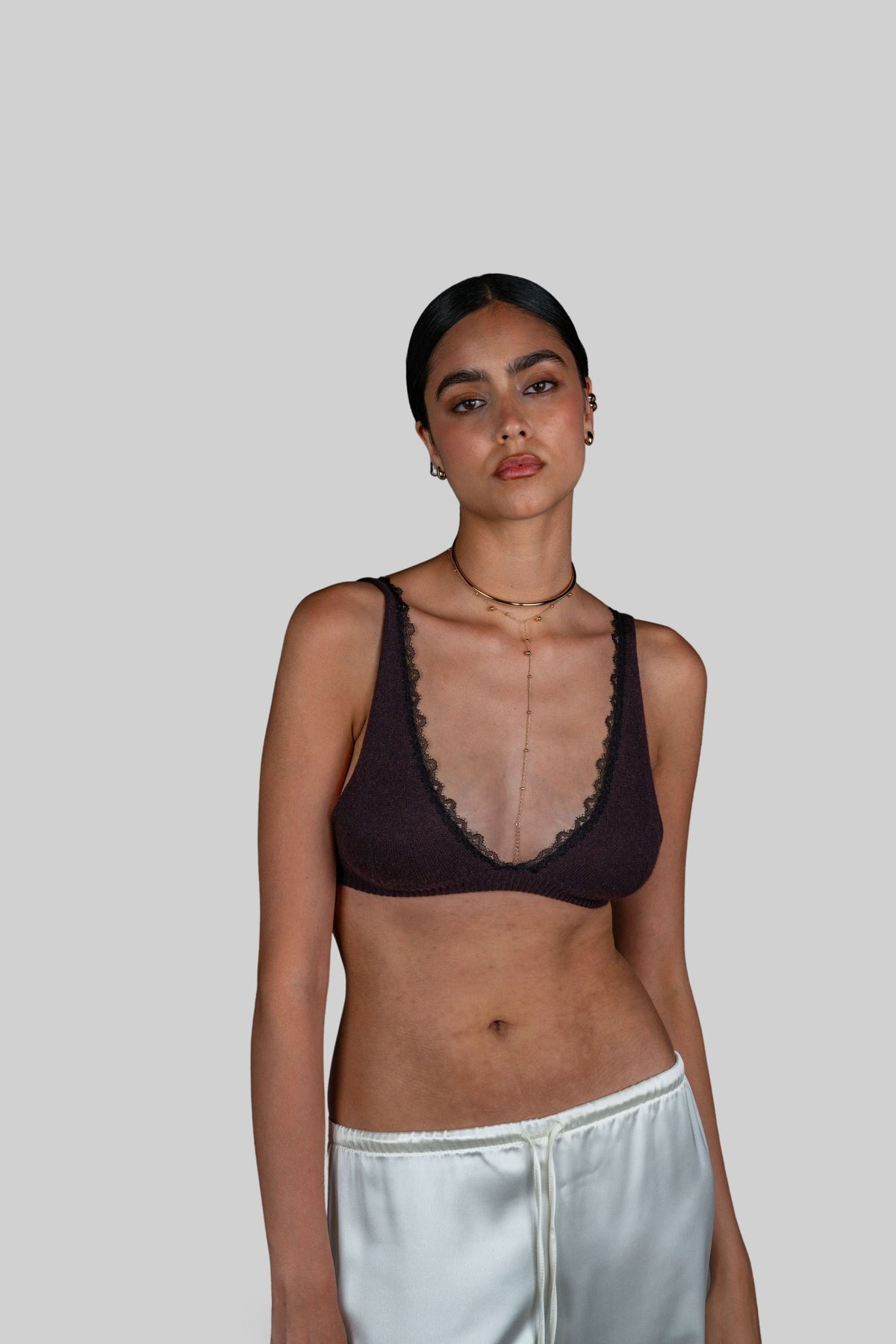 Linda Bralette Mulberry Rosewood